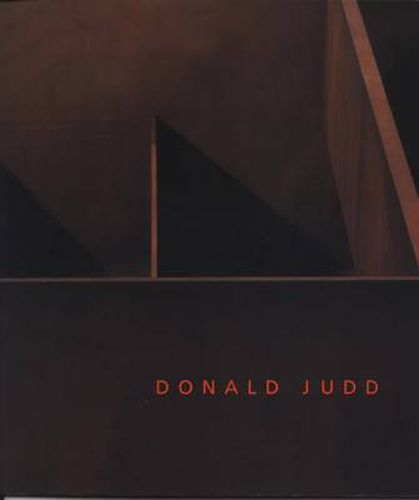 Cover image for Donald Judd 2004