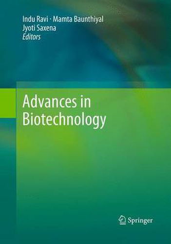 Cover image for Advances in Biotechnology