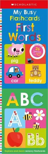 Cover image for My Busy Flash Cards First Words: Scholastic Early Learners