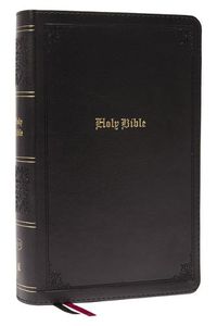 Cover image for KJV, Personal Size Large Print Single-Column Reference Bible, Leathersoft, Black, Red Letter, Thumb Indexed, Comfort Print: Holy Bible, King James Version