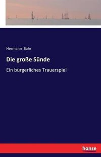 Cover image for Die grosse Sunde: Ein burgerliches Trauerspiel