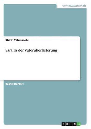 Cover image for Sara in der Vateruberlieferung
