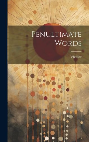Cover image for Penultimate Words