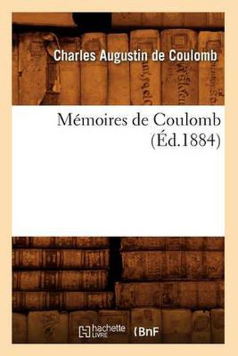 Cover image for Memoires de Coulomb (Ed.1884)