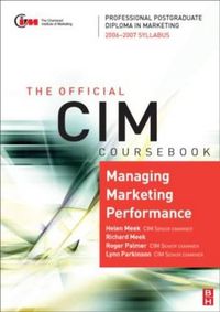 Cover image for Managing Marketing Performance