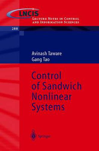 Cover image for Control of Sandwich Nonlinear Systems