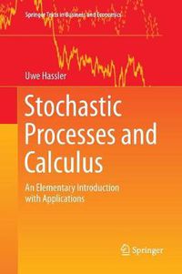 Cover image for Stochastic Processes and Calculus: An Elementary Introduction with Applications