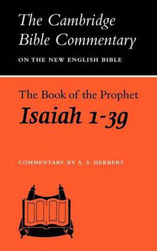 Cover image for The Book of the Prophet Isaiah, 1-39