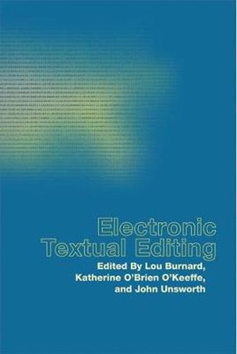 Cover image for Electronic Textual Editing