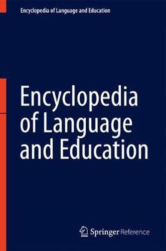 Cover image for Encyclopedia of Language and Education