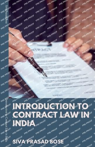 Cover image for Introduction to Contract Law in India