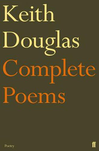Cover image for Keith Douglas: The Complete Poems