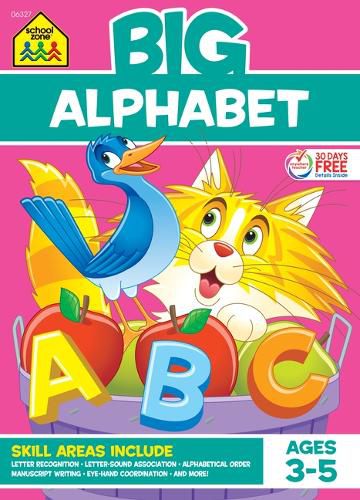 Cover image for School Zone Big Alphabet Workbook