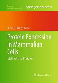 Cover image for Protein Expression in Mammalian Cells: Methods and Protocols