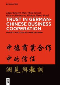 Cover image for Trust in German-Chinese Business Cooperation