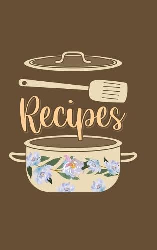 Cover image for Recipes Food Journal Hardcover
