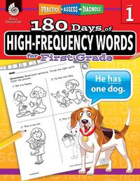 Cover image for 180 Days of High-Frequency Words for First Grade: Practice, Assess, Diagnose