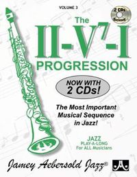 Cover image for Aebersold Vol. 3 the II/V7/I Progression: Jazz Play-Along Vol.3