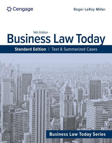 Cover image for Business Law Today, Standard