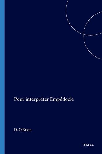 Cover image for Pour interpreter Empedocle