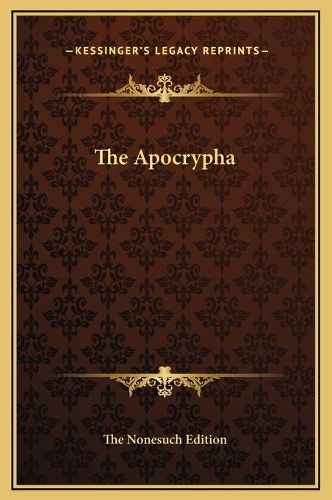 Cover image for The Apocrypha