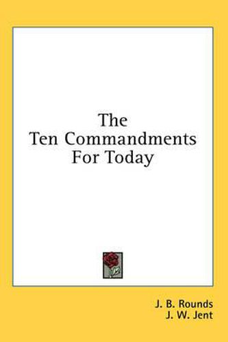 Cover image for The Ten Commandments for Today