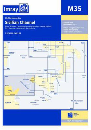 Cover image for Imray Chart M35: Sicilian Channel