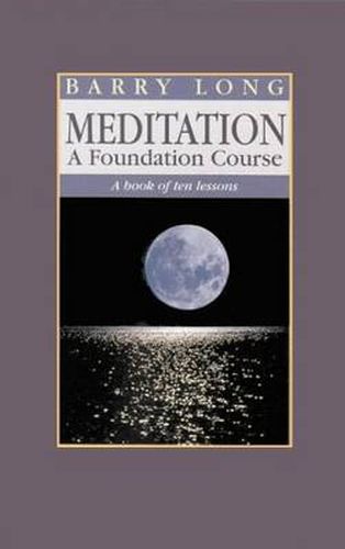 Cover image for Meditation: A Book of Ten Lessons