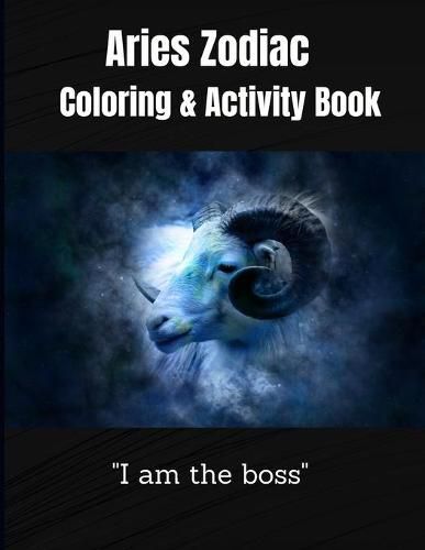 Cover image for Aries Zodiac Coloring &Activity Book: Horoscope Activity Book