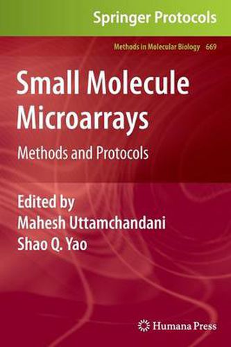 Cover image for Small Molecule Microarrays: Methods and Protocols