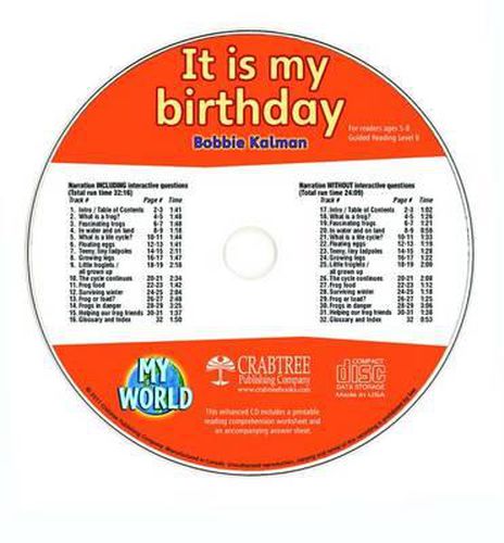 Cover image for It Is My Birthday - CD Only