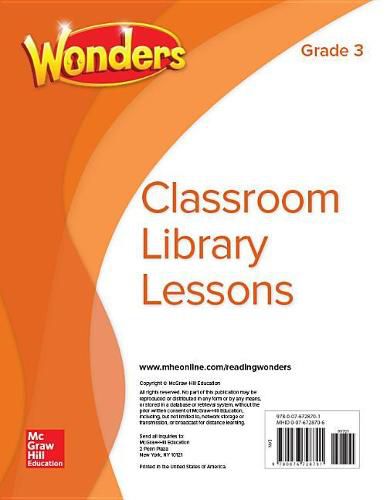 Cover image for Wonders Classroom Library Lessons, Grade 3