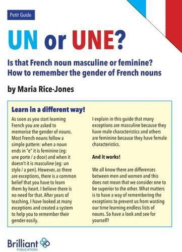 Cover image for Un or Une? Is this French word masculine or feminine?: How to remember the gender of French nouns