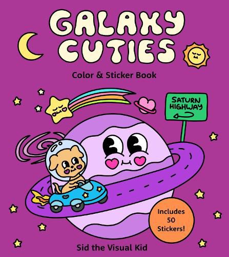 Cover image for Galaxy Cuties Color & Sticker Book