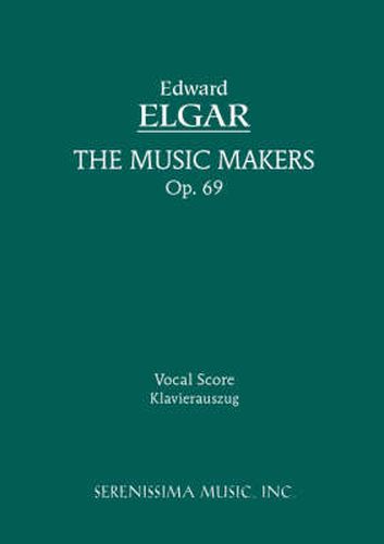 Cover image for The Music Makers, Op.69: Vocal score