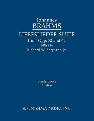 Cover image for Liebeslieder Suite from Opp.52 and 65: Study Score