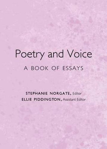 Cover image for Poetry and Voice: A Book of Essays