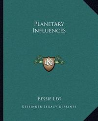 Cover image for Planetary Influences