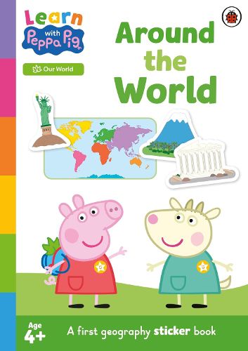 Cover image for Learn with Peppa: Around the World sticker activity book