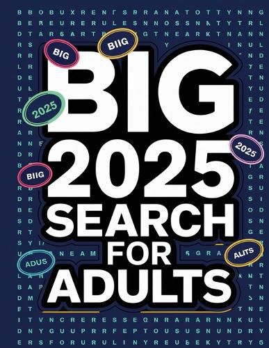 2025 Word Search for Adults Large Print Activity Book