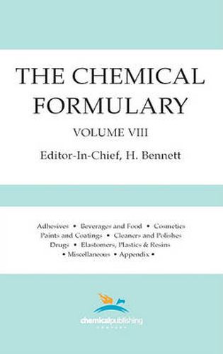 Cover image for The Chemical Formulary, Volume 8: Volume 8