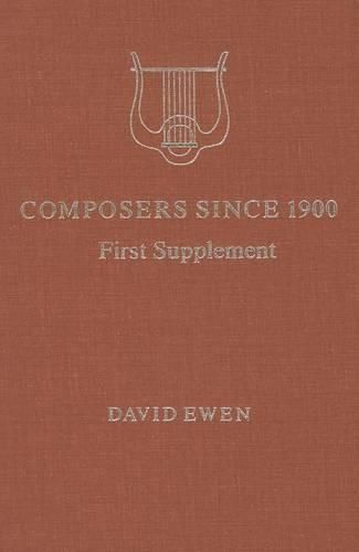 Cover image for Composers Since 1900