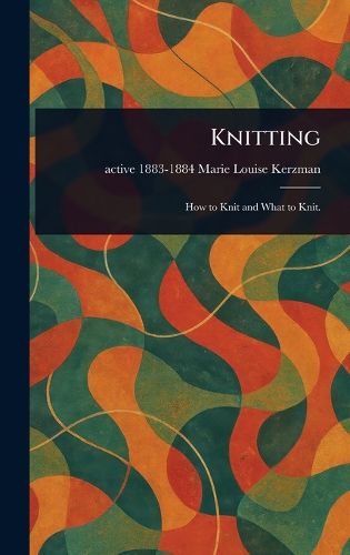 Cover image for Knitting