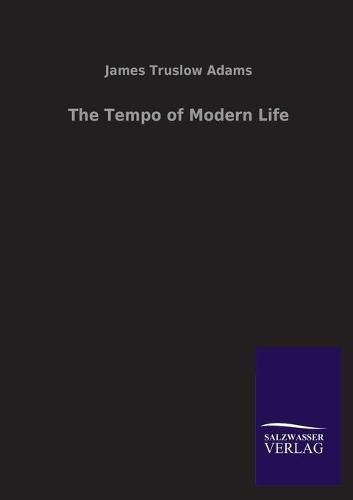 Cover image for The Tempo of Modern Life