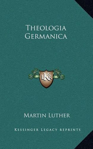 Cover image for Theologia Germanica