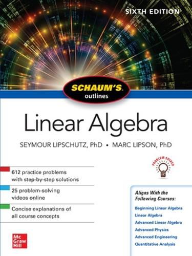Cover image for Schaum's Outline of Linear Algebra, Sixth Edition