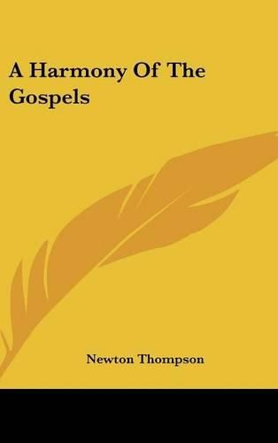 Cover image for A Harmony of the Gospels