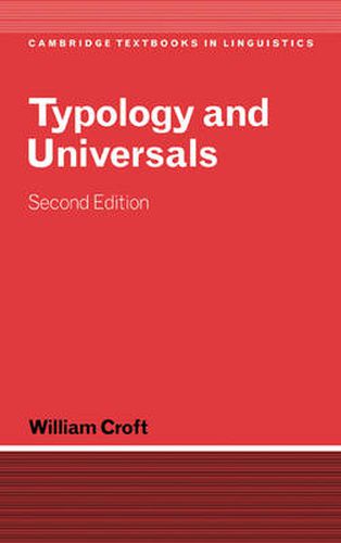 Typology and Universals