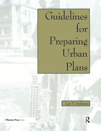 Cover image for Guidelines for Preparing Urban Plans