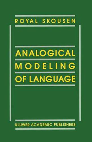 Cover image for Analogical Modeling of Language